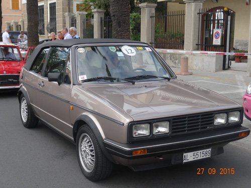 Benazzo su Vw. Golf Cabrio a Pietra Ligure -2015